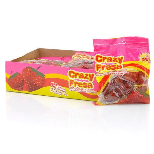 Crazy Fresa Hot Strawberry Jellies - 56g