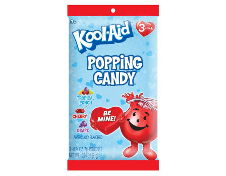 Kool-Aid Valentine Sour 3pk Popping Candy - 21g