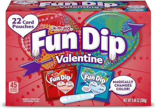 Fun Dip 24 Card Valentine - 292g