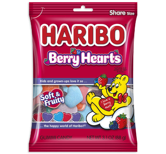 Haribo Berry Hearts - 88g