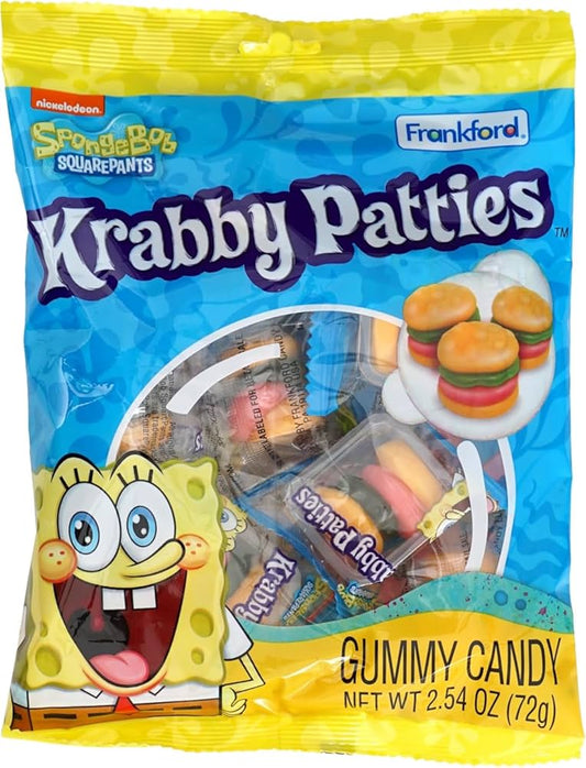 Krabby Patties Gummy Candy Beg - 72g