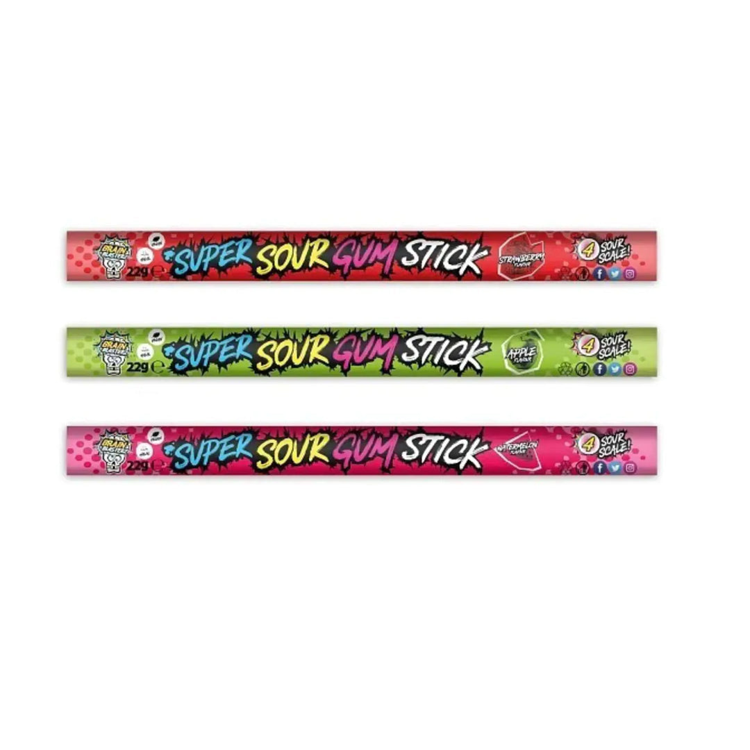 Brain Blasterz Super Sour Gum Stick - 22g