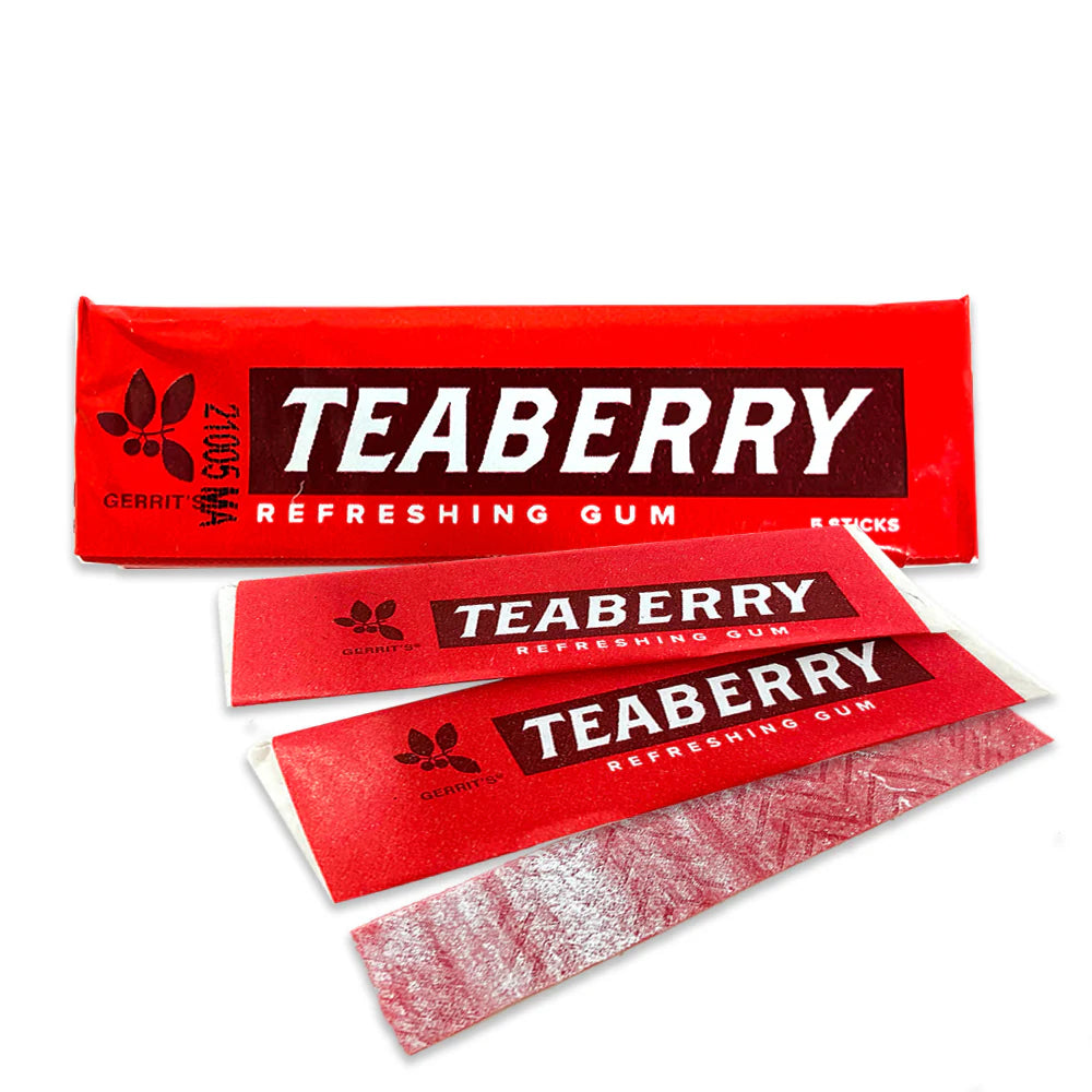 Teaberry Chewing Gum - 5 Sticks