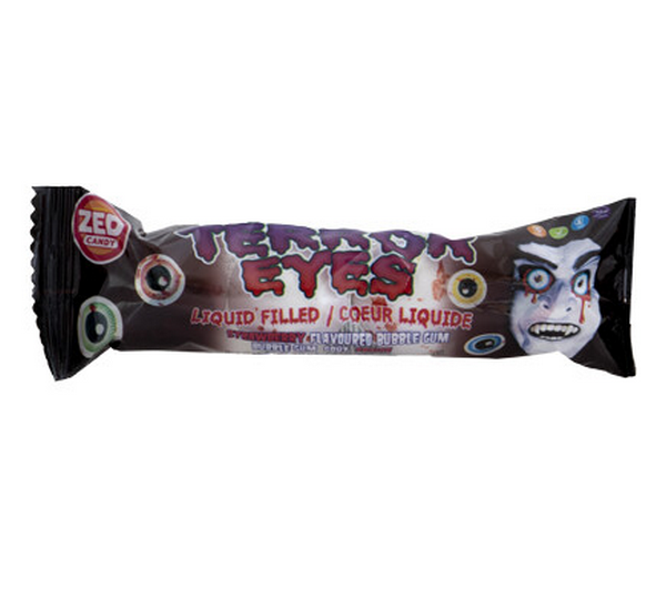 Terror Eyes liquid Filled Strawberry Gumballs - 24g