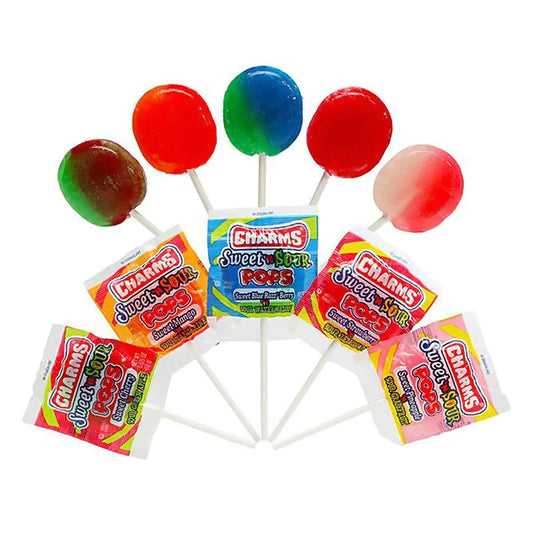 Charms Sweet ‘N Sour Pops - 18g