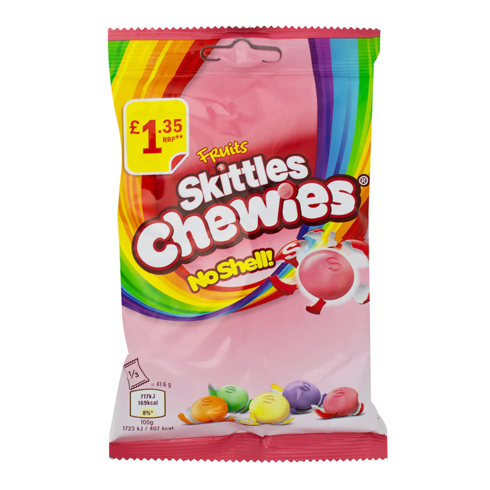 Skittles Chewies No shell ! (UK) - 125g