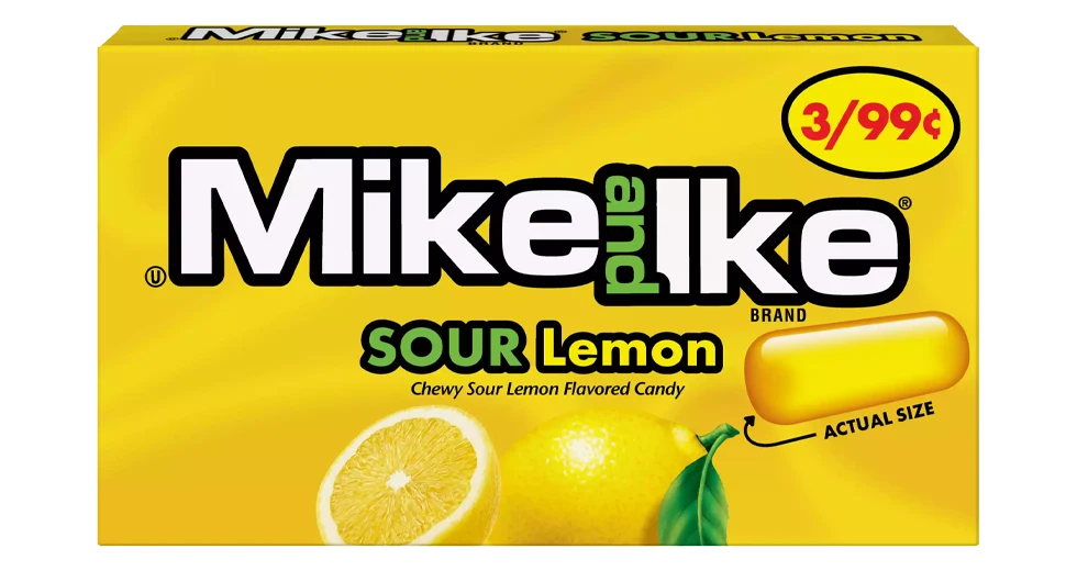 Mike & Ike sour lemon - 22g