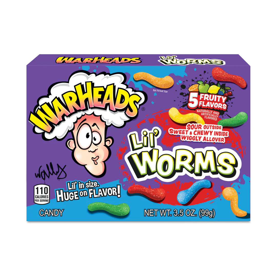 Warhead Little Worms - 99g