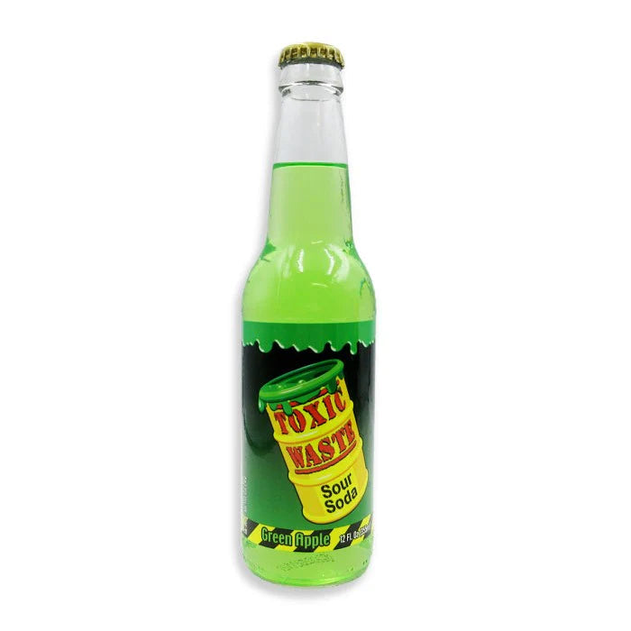 Toxic Waste Sour Soda Green Apple - 355ml