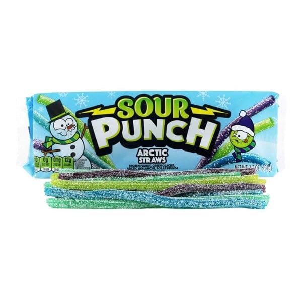 Sour Punch Arctic Straws - 91g