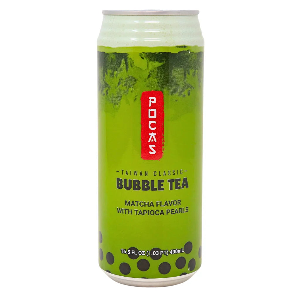 Pocas Matcha With Tapioca Pearls - 490ml