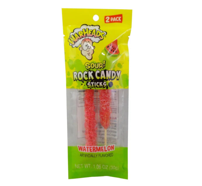 Warheads Rock Candy Sticks 2 Pack