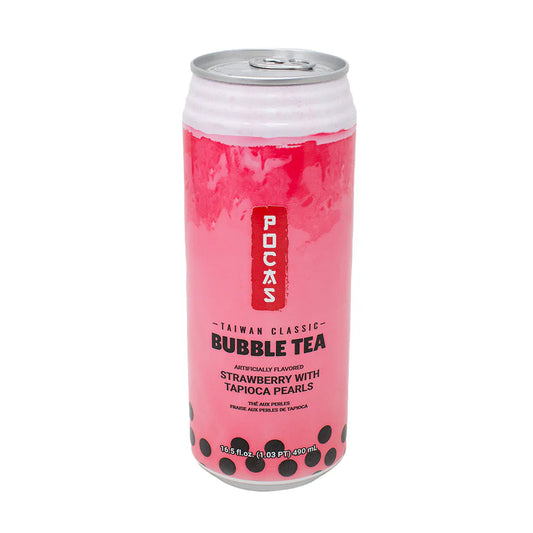 Pocsa Strawberry With Tapioca Pearls 490ml