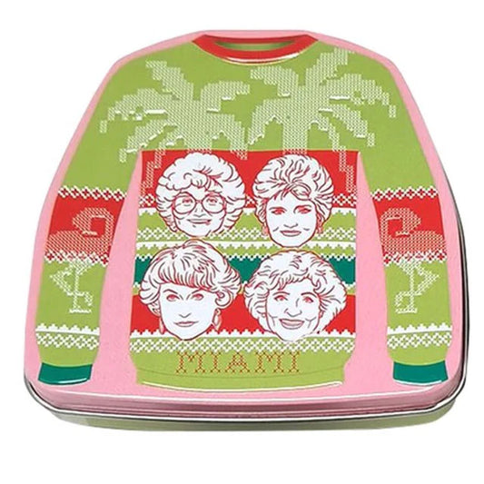 The Golden Girls Holiday Palm Sweater Sour Green Apple