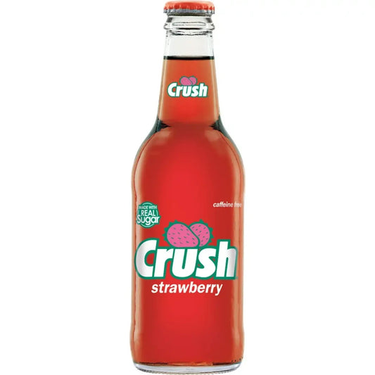 Crush Strawberry Made With Sugar - 355ml