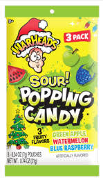 Warheads Sour Popping Candy 3 Pack
