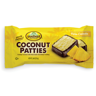 Anastasia Coconut Patties – Piña Colada Flavor - 76g