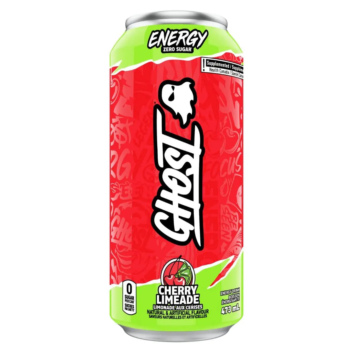 Ghost Cherry Limeade 🍒 - 473ml