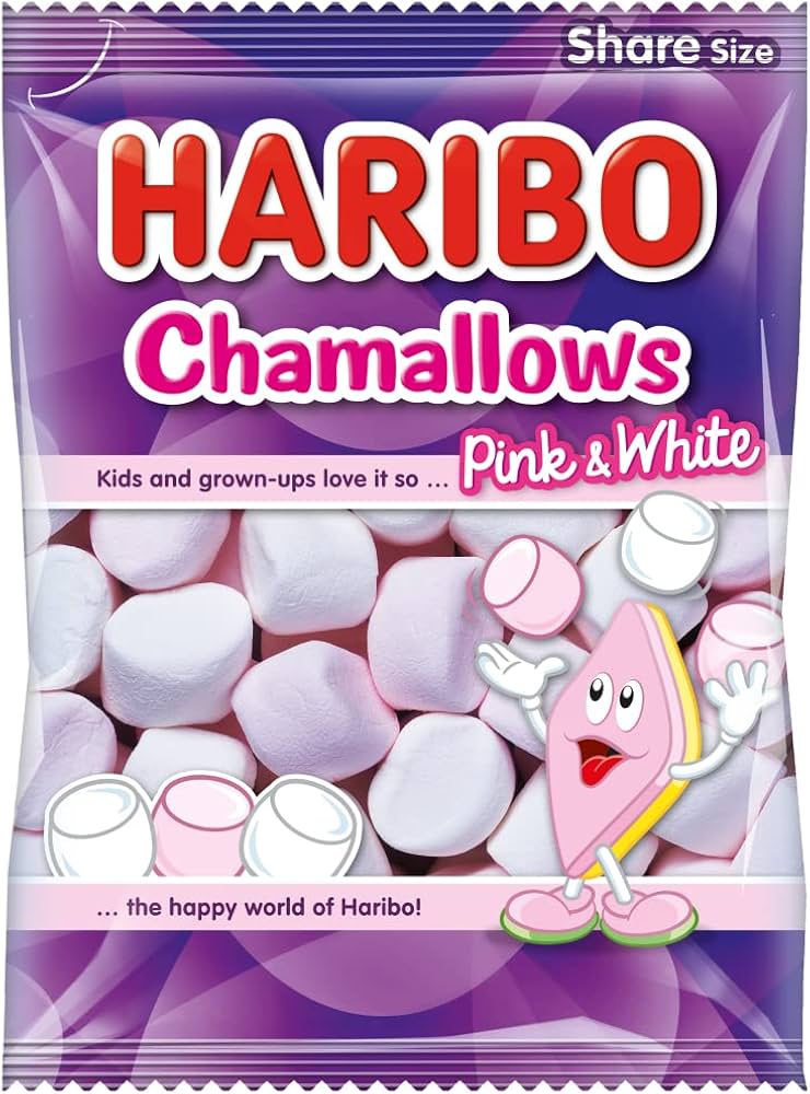 Haribo Chamallows Pink White - 140g