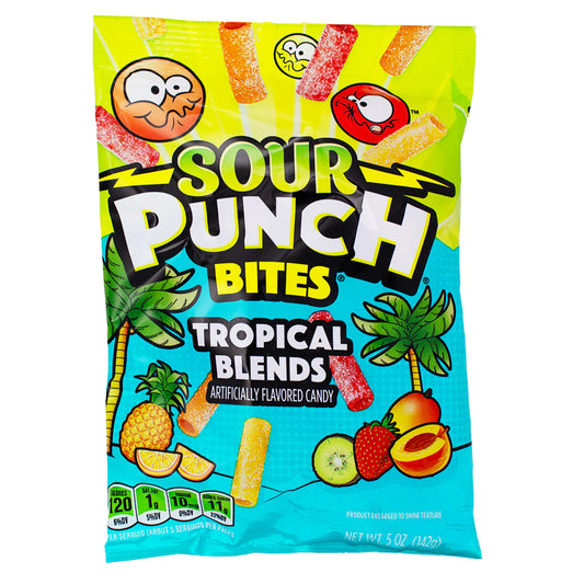 Sour Punch Bites Tropical Blends - 142g