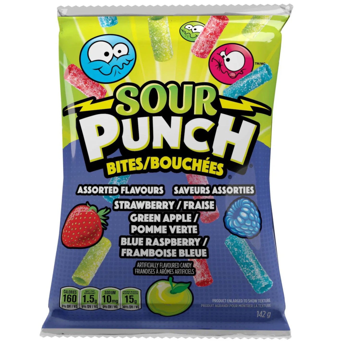 Sour Punch Bites Assorted - 142g