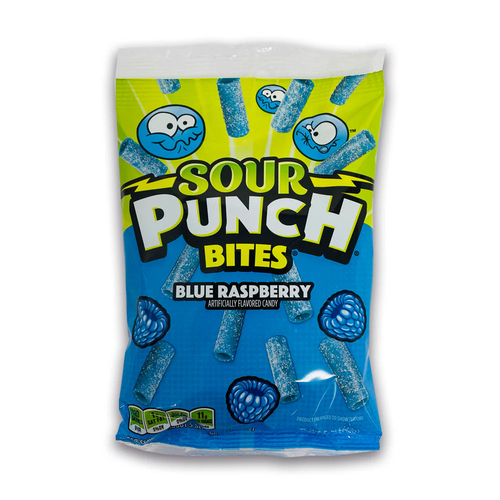 Sour Punch Bites Blue Raspberry - 142g