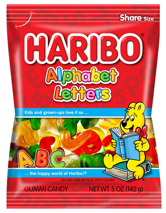 Haribo alphabets