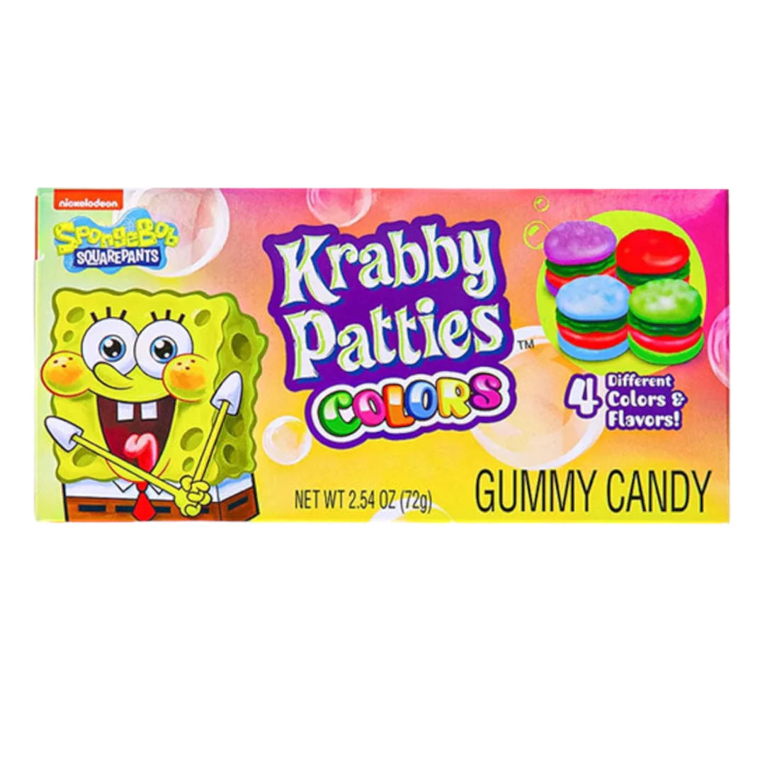 SpongeBob Gummy Krabby Patties Colors - 72g