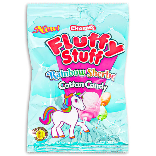 Fluffy Stuff Rainbow Sherbet Cotton Candy - 60g