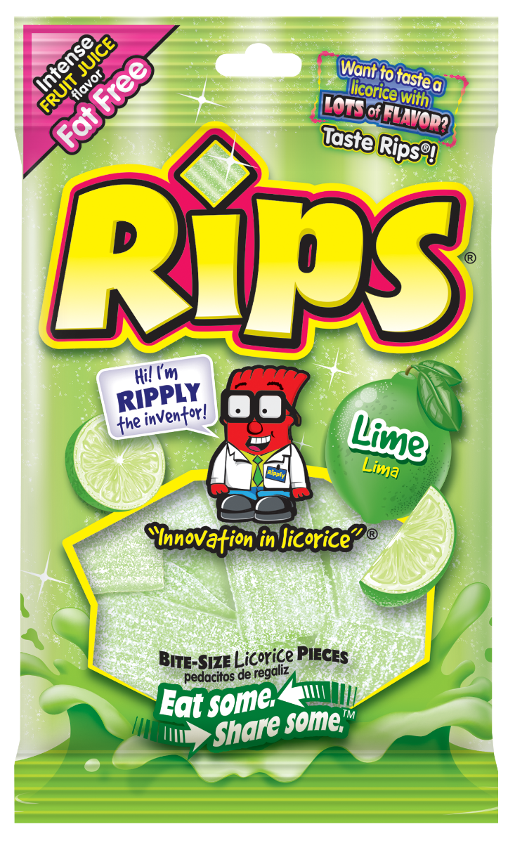 Rips Lime Bite-Size - 113g