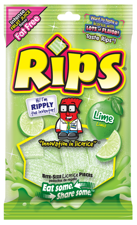 Rips Lime Bite-Size - 113g