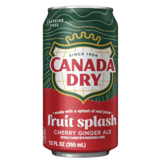 Canada Dry Cherry Ginger Ale Fruit Splash - 355ml