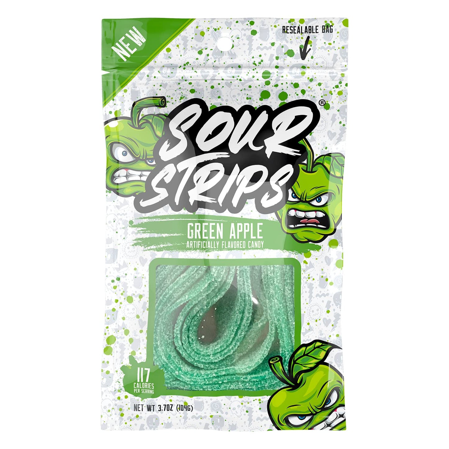 Sour Strips Green Apple - 96g