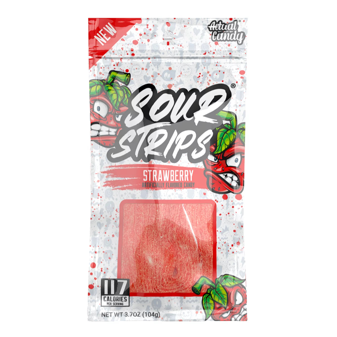 Sour Strips Strawberry - 96g