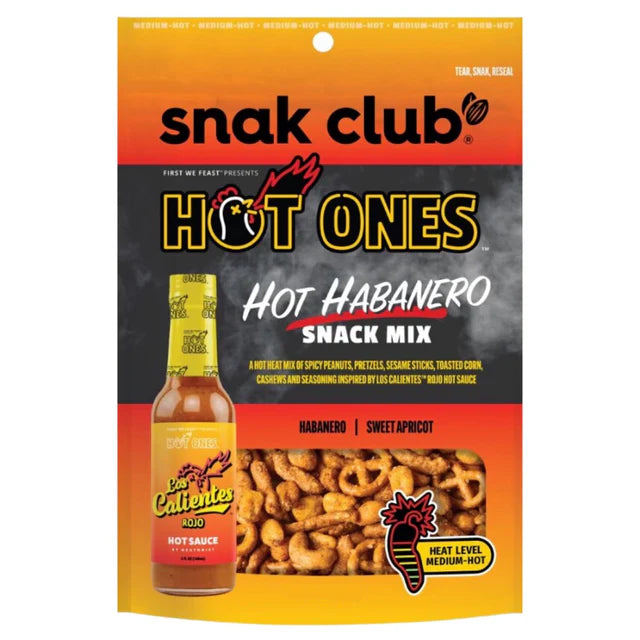 Hot Ones Snack Club Hot Habanero Snack Mix - 57g