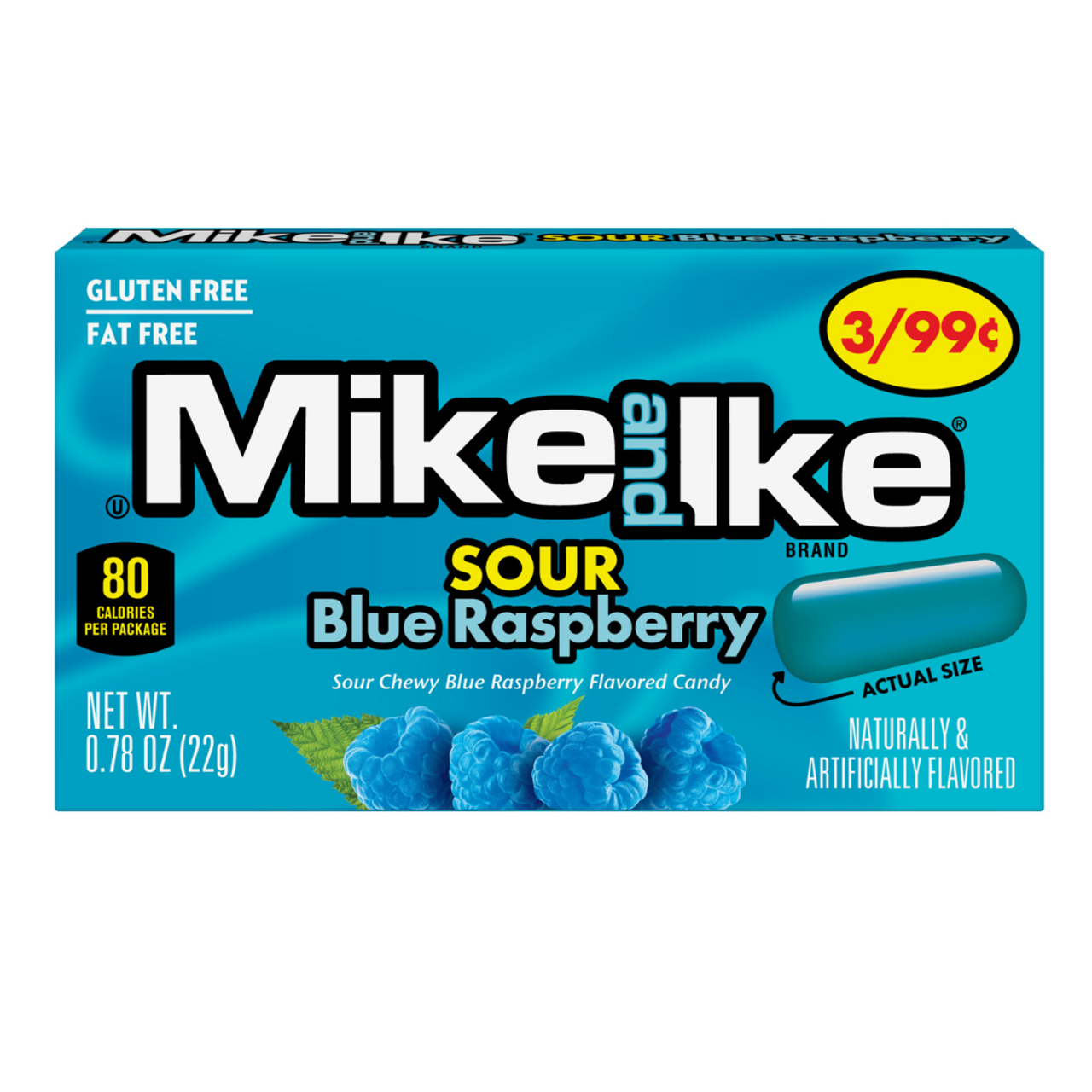 Mike & Ike sour Blue Raspberry - 22g