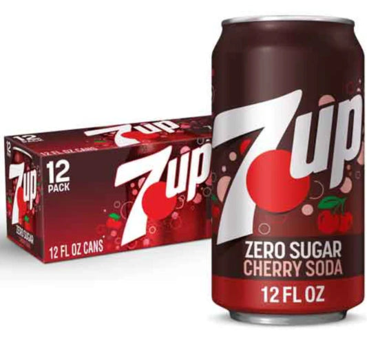 7up Zero Sugar Cherry - 355ml