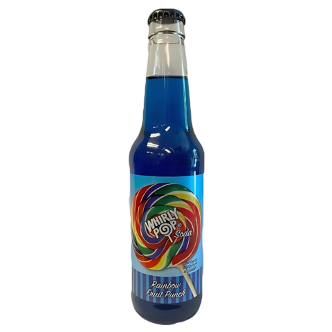 Whirly Pop Soda Rainbow Fruit Punch - 355ml