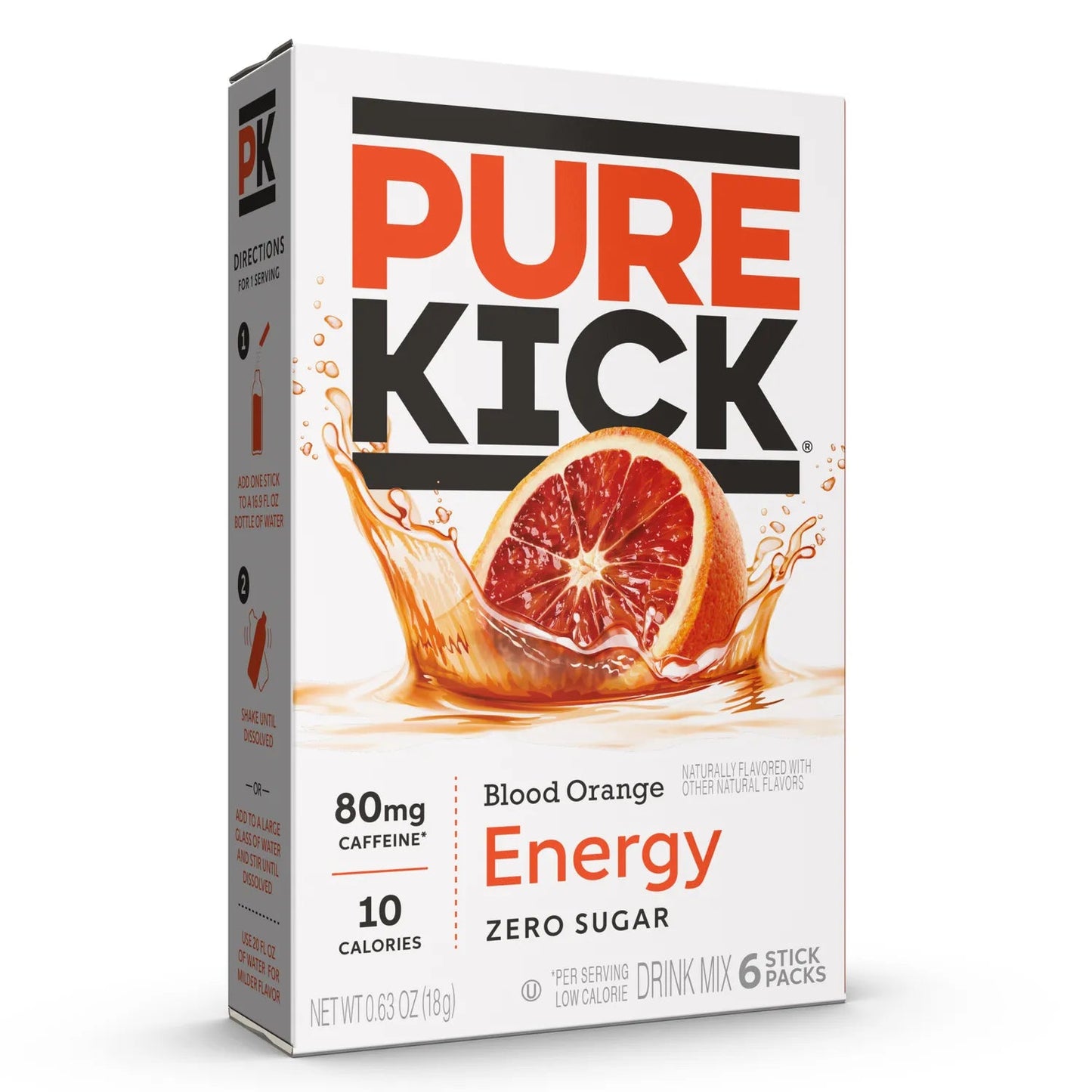 Pure Kick Energy Blood Orange - 6 Pack