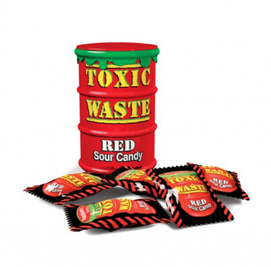 Toxic Waste Red Sour Candy - 48g