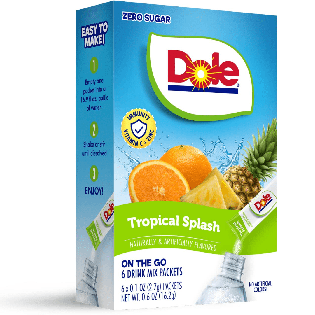 Dole Drink Mix Tropical Splash - 2.7g x 6 Packets