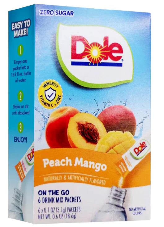 Dole Drink Mix peach mango - 6 Pack