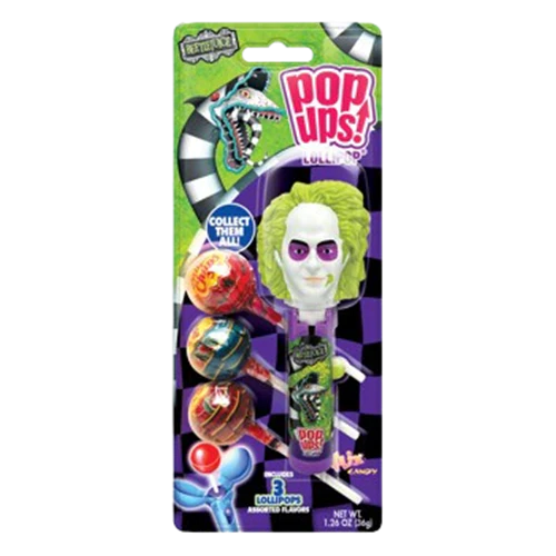 Beetlejuice Pop Ups Lollipop - 36g