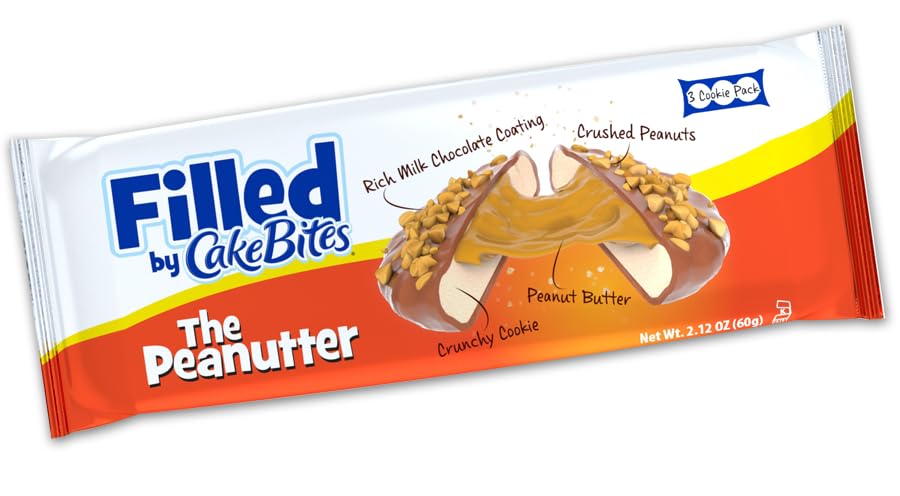 The Peanutter Filled By Cake Bites - 60g