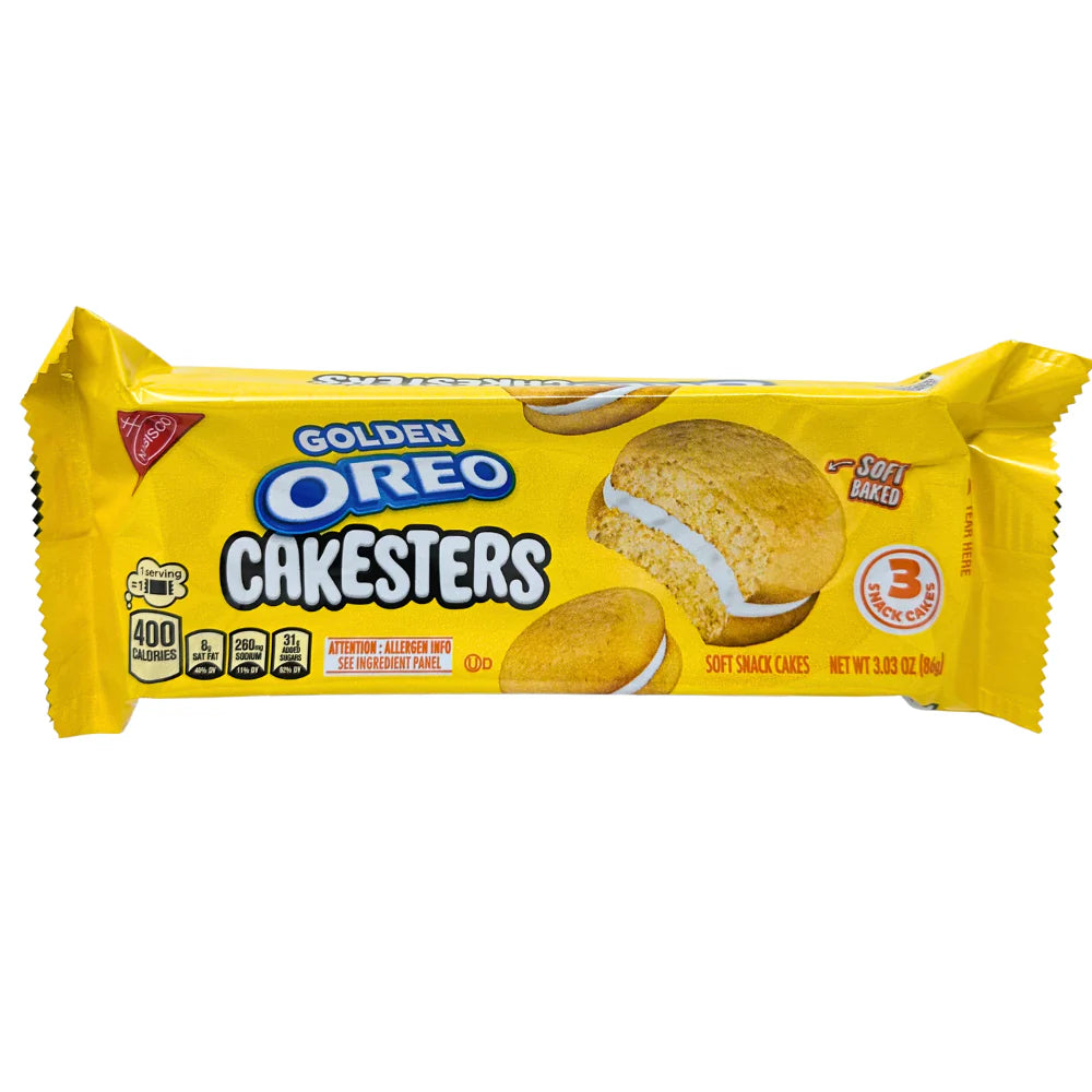 Golden Oreo Cakesters 3 Cakes - 3 oz