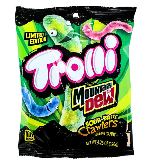 Trolli Mountain Dew Sour Brite Crawlers - 120g