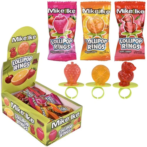 Mike & Ike lollipop ring - 12g