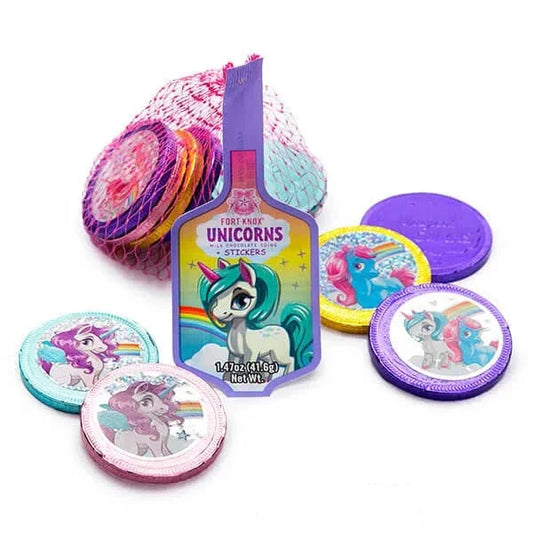 Fort Knox Unicorn Chocolate Coins - 41.6g