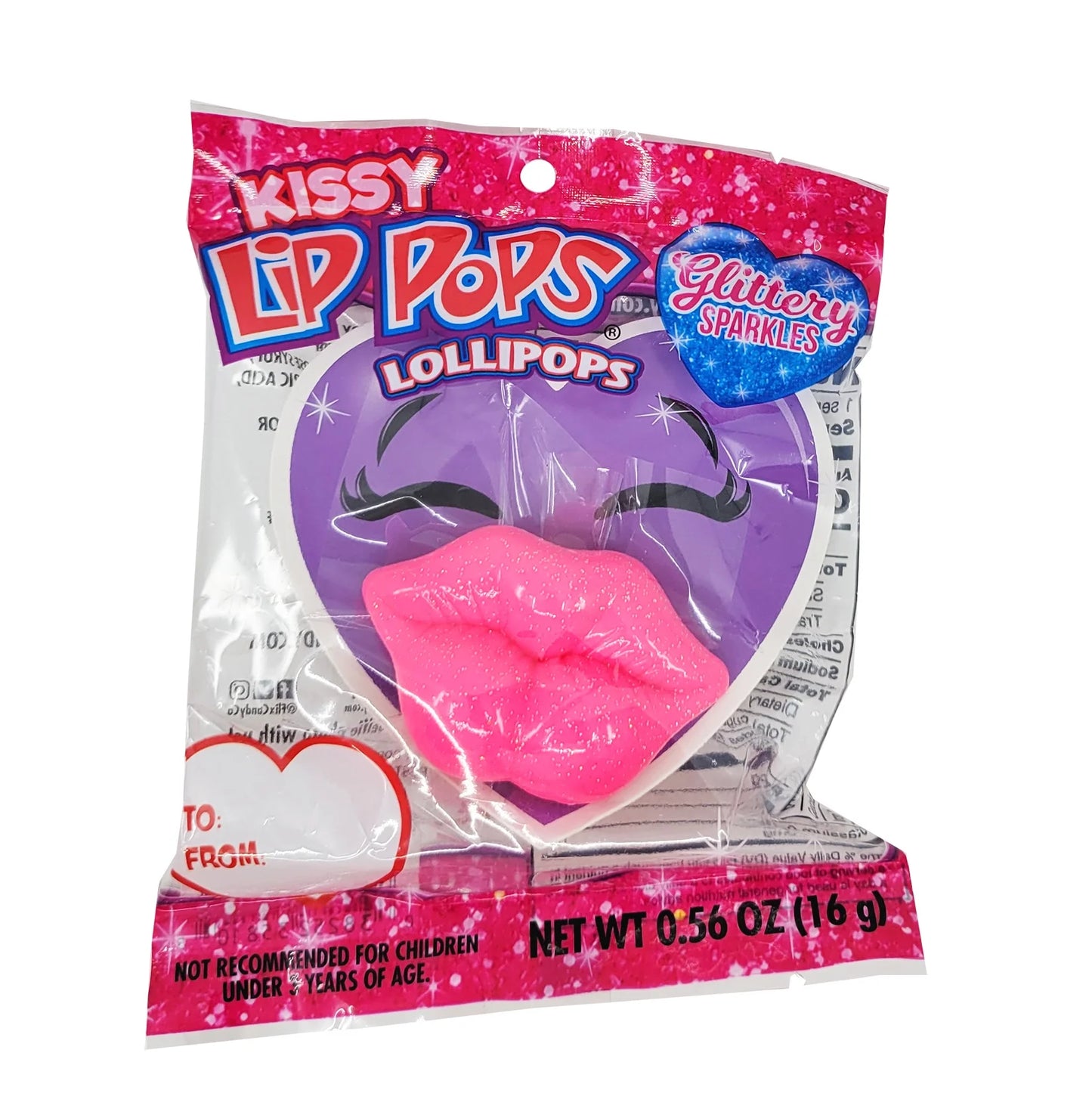 Kissy Lip Pops Lollipops - 16g