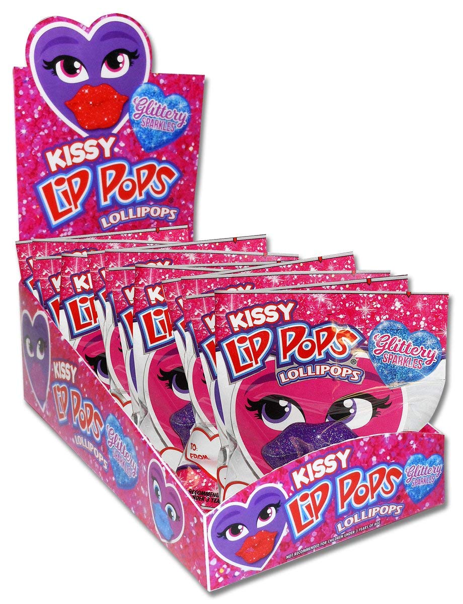 Kissy Lip Pops Lollipops - 16g